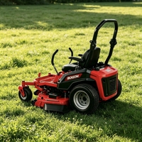 Promotion : Tondeuse autoportée à puissance stable, zéro virage, faible vibration, siège confortable, grande plateau de coupe, large chemin de coupe