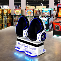 Simulateur de parc d'attractions VR Équipement de cinéma immersif de réalité virtuelle de chaise de luxe d'oeufs de VR à vendre