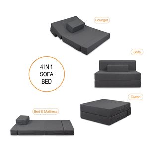 Sofá <span class=keywords><strong>Cama</strong></span> Individual Convertible, Cómodo y Plegable, Sofá <span class=keywords><strong>que</strong></span> <span class=keywords><strong>se</strong></span> <span class=keywords><strong>Convierte</strong></span> <span class=keywords><strong>en</strong></span> <span class=keywords><strong>Cama</strong></span> - Product Image 6
