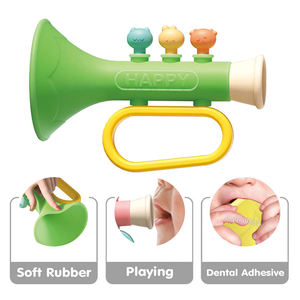 Baohan jouets éducatifs précoces pour bébés jouets musicaux pour enfants jeux d'instruments de musique colorés pour enfants <span class=keywords><strong>trompette</strong></span> trois couleurs - Product Image 2