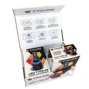 LED Car Light <b>Book</b>-style Flip-top Packaging <b>Box</b> Custom Cardboard <b>Box</b> Customization Rectangular - Product Image 5