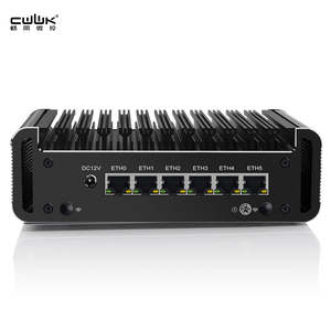 11th thế hệ I7-1165G7 không quạt mini 6-Port I226-2.5g mềm tuyến đường mới được nâng cấp ống đồng Chassis DDR4 RAM cho công nghiệp - Product Image 3