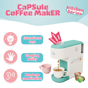 Juguetes de Cocina para Niños Lucky Toys, Juguetes de Imitación para Diversión en Interiores, <span class=keywords><strong>Cafetera</strong></span> Eléctrica de Cápsulas - Product Image 2