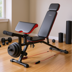 Banc de musculation réglable Vevor avec support pour triceps et appareil de musculation des jambes pour entraînement de force, équipement de gym à domicile - Product Image 2