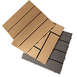 Heyes พื้นระเบียงแบบต่อประสาน DIY 30x30 PVC WPC กลางแจ้งลานกระเบื้องการออกแบบที่แตกต่างกัน - Product Image 1