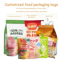 Sacs à soufflets en aluminium de qualité supérieure avec impression en héliogravure pour un stockage durable des aliments pour chiens, résistants à la graisse et à l'eau