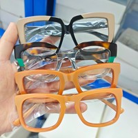 Montures optiques en acétate tendance, styles durables et élégants, liquidation de stock, vente promotionnelle, montures en acétate haut de gamme, lunettes