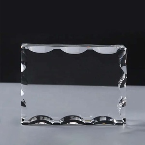 Cadre <span class=keywords><strong>photo</strong></span> cube en cristal de <span class=keywords><strong>verre</strong></span> <span class=keywords><strong>personnalisé</strong></span> avec gravure laser 3D personnalisée pour les amoureux et la famille, pour conserver les photos de manière permanente - Product Image 1