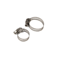 Collier de serrage à vis sans fin haute performance en acier inoxydable 304 avec bande lisse pour fixation automobile et mécanique professionnelle