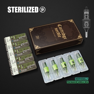 20 piezas/caja, Agujas de Cartucho Desechables Profesionales RL RM RS para Tatuajes, Maquillaje Permanente, Cejas, Arte Corporal y Tatuajes - Product Image 4