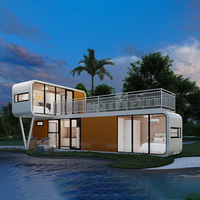 Vente en gros de maisons miniatures personnalisées, Apple Cabin, maison-conteneur de 40 pieds, maison préfabriquée de luxe en forme de capsule pour la Bulgarie