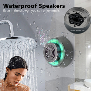 Phòng Tắm Tắm Tắm Bluetooth TWS Loa Với Ipx67 Thực Không Thấm Nước Tay Miễn Phí Cuộc Gọi Mini Xách Tay Âm Nhạc Máy Nghe Nhạc Với RGB Ánh Sáng - Product Image 6