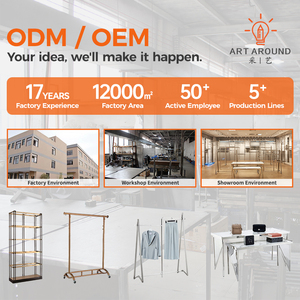 Móc áo sang trọng hiển thị giải pháp quần áo-Chrome Boutique váy hiển thị đứng cho bán hàng trực quan cao cấp - Product Image 6