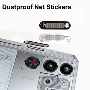 Cho Màu Đỏ Ma Thuật 10 Pro Điện Thoại Chống Bụi Net Dán RedMagic 8/9/10 Pro Tai Nghe Loa Lỗ Chống Bụi Kim Loại Lưới Bụi Bìa - Product Image 6