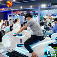 Centre de divertissement, machine de jeu d'arcade à pièces, course automobile, simulateur de conduite VR, roue VR spatiale pour enfants et adultes