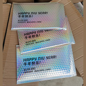 Custom Logo Gold White Black Purple Colored Matte Pink Small Thermal Metallized Poly Bubble <b>Mailer</b> <b>Bag</b> Packaging Envelope - Product Image 5