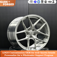 Jantes forgées IGUDE 19-22, ajustement décalé 5x112 5x120 5x130, finition brossée pour Porsche BMW Audi Mercedes
