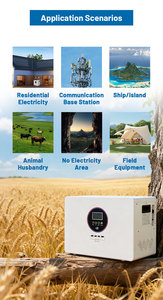Portable All in One Lithium Ion <b>Batteries</b> 5.12kWh <b>Battery</b> With MPPT SCC 48V 4000W for Home Off-Grid System TL400 1.Power Frequen - Product Image 1
