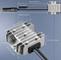 Convertisseur élévateur de tension pour Starlink Mini, allume-cigare 12V/24V vers 30V 3.5A, adaptateur d'alimentation avec câble et prise d'extension DC 5521