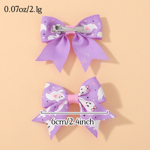 Set di <span class=keywords><strong>Accessori</strong></span> per Capelli Artigianali da 8 cm per Bambini, Tema Pipistrello <span class=keywords><strong>Diavolo</strong></span> Scuro Halloween, Fermaglio per Capelli per Feste e Travestimenti, Stile Europeo Americano, Novità Transfrontaliera - Product Image 2