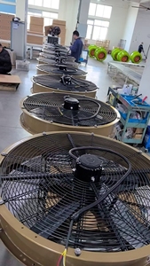 Máy tạo độ ẩm không khí ngoài trời phun nước làm mát sương mù <span class=keywords><strong>fan</strong></span> hâm mộ công nghiệp phun sương dao động tường <span class=keywords><strong>fan</strong></span> hâm mộ 220V - Product Image 3