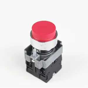 Interrupteur à bouton-poussoir 22mm XB2 à tête haute ronde momentanée Interrupteurs d'alimentation électrique Start-Stop 10A 600V Contact argenté