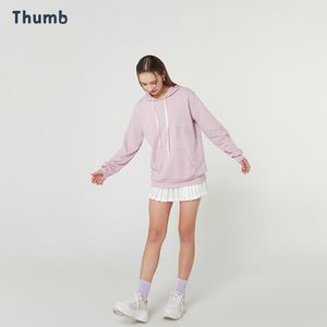 Sweat à capuche oversize d'hiver en molleton bouclette 290 GSM léger et doux en polyester écologique respirant avec logo personnalisé - Product Image 5