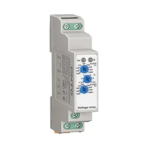 CNTD CDV6-116A220 Type Single-Phase Voltage Monitoring Timer Time Relay AC/DC 250VAC/24VDC Miniature Size IP20 Level Epoxy