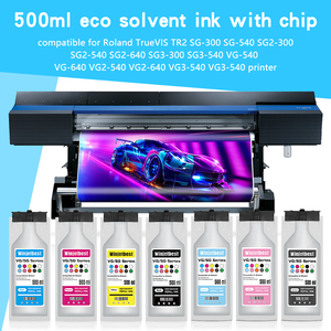 500ml TR1 TR2 tinta <span class=keywords><strong>Eco</strong></span>-solvente com chip para Roland TrueVIS VG-540 VG-640 SG-300 SG-540 VG2-540 VG2-640 SG2-300 SG2-540 - Product Image 2