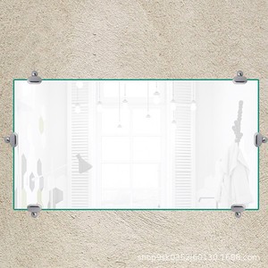 Oval <b>Mirror</b> Clip Zinc Alloy Wall Mount <b>Bracket</b> Round <b>Mirror</b> Fixing Accessory Minimalist Design - Product Image 2