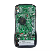 Multimètre numérique noir MAS830L avec rétroéclairage, fonction de maintien des données et étui de protection robuste pour usage professionnel