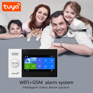 Meilleures ventes, système d'alarme intelligent WiFi GSM Tuya avec écran tactile LCD de 4,3 pouces, audio bidirectionnel, multilingue, commande vocale, PST-WG107-4G - Product Image 3