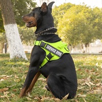 Arnés Táctico Grande para Perros Deportivos, Tejido Ligero, Reflectante, Transpirable, Resistente a la Oxidación, con Anillo en D, Accesorios para Perros