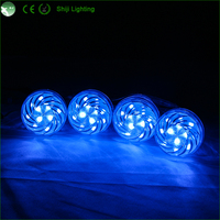 SHIJI Cabochon LED RVB UCS1903 de 60 mm de diamètre, 18 pixels, lumière d'attraction, DC24V, lumière pixel pour manèges