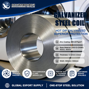 Hot Dip Galvanized DX53D Z30 G/sqm 1.0mm 600mm Galvanized Steel Coil with Excellent Corrosion Resistance - Product Image 1