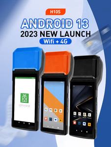 Terminal de paiement mobile tactile sans fil 4G H10S <span class=keywords><strong>gratuit</strong></span> pour restaurant, loterie, loto, avec imprimante thermique 58 mm - Product Image 3