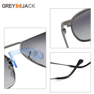 Lunettes de soleil polarisées Greyjack en métal unisexe, monture intégrale, verres TAC, protection UV400 - Product Image 4