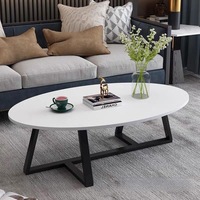 Table basse moderne simple et luxueuse en bois massif, mobilier de salon, Green Forest