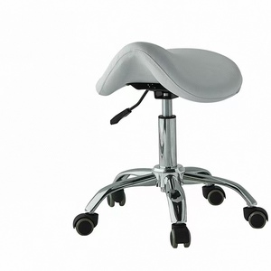 Kisen Factory Price Professional Synthetic Leather Salon Barbershop <b>Stool</b> with Wheels Haircut Chair - Product Image 3