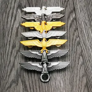 Metall-Sicherheitsnadel Adler-Emblem-Brosche Schmetterlingschnalle Version deutsche Adler-Reversnadel