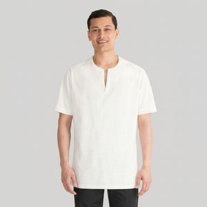 <b>White</b> <b>V</b>-<b>neck</b> Puff Sleeve Belted Waist Quick Dry Lightweight 100% Cotton Minimalist Summer Style Regular Fit Pullover <b>T</b>-<b>Shirt</b> - Product Image 1