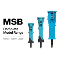 MSB700 Brise-roche hydraulique pour excavatrices de 25-32 tonnes SK300 SK310 SK260 - Pièces et accessoires