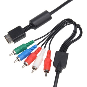 6FT HDTV componente AV cavo circa Audio Video filo composito 1.8m per Sony <span class=keywords><strong>PlayStation</strong></span> <span class=keywords><strong>2</strong></span> 3 Console di gioco - Product Image 4