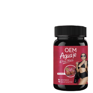 Capsules d'Aguaje et de Maca Rouge, 100 unités, Complément Péruvien pour l'Amélioration des Fesses et des Seins chez la Femme, pour Femmes Enceintes, Sans Gluten, Naturel - Product Image 1