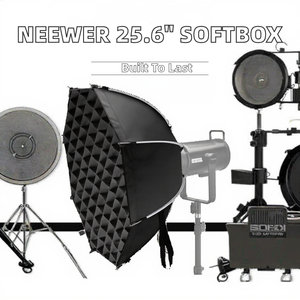 Para Difusor Octagonal de 25.6 Pulgadas con Soporte Bowens de Liberación Rápida, Compatible con <span class=keywords><strong>Godox</strong></span> <span class=keywords><strong>SL60w</strong></span> 120d - Product Image 2