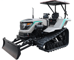 Tractor de orugas mini de goma multifuncional agrícola de 50hp con motor diésel Yuchai, bomba y rodamientos para arrozales, 3 años de garantía, ¡el más vendido! - Product Image 1