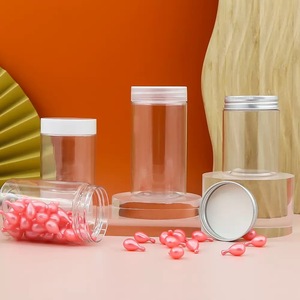 Customized 280g PET Round Plastic Jar Wide Mouth with Wide <strong>Opening</strong> Screw Cap Crown Seal for Lotion Body <strong>Facial</strong> Cream