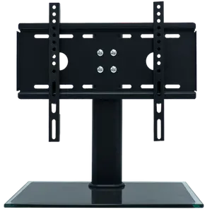 902b Hot Sale Gehard Glas Basis Desktop Tv Mount Monitor Stand Plasma Tv Beugel Voor 26-42 Inch