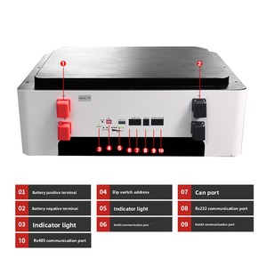Sistema de Almacenamiento de Energía Solar Doméstico, Batería de 5kwh de Capacidad, Salida de 5kw-20kw, Apilable, 16 Inversores Todo en Uno Gsr-d51.2v 5kw-20kw - Product Image 5
