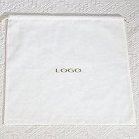 Sac à poussière en toile de 8 oz avec cordon de serrage, logo personnalisé imprimé, sac cadeau en coton pour vêtements, emballage, sac à poussière